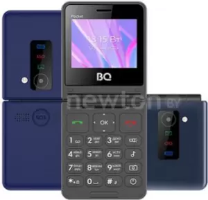 Телефон BQ BQ-2456 Pocket синий фото