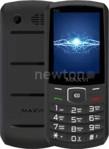 Телефон Maxvi P33 черный фото