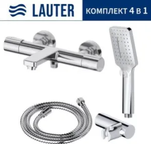 Смеситель Lauter Temp 21YH50427-4 с лейкой Relexa Fleur 21S00126 фото