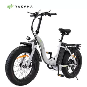 Электровелосипед Yakama S4 серый фото