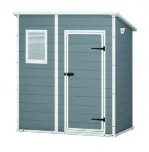 Хозблок садовый Keter Manor Pent 6x4 серый фото