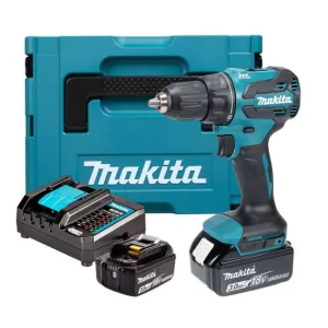 Дрель-шуруповерт ударная аккумуляторная Makita DHP490F003 фото