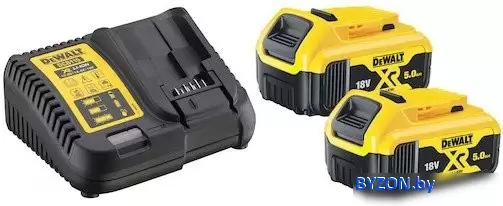 Аккумулятор с зарядным устройством DeWalt DCB115P2 (18В/2x5 Ач + 12-18В) фото