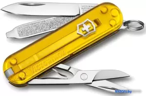 Мультитул Victorinox Classic SD Transparent (желтый) фото