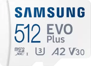 Карта памяти Samsung EVO Plus 2024 microSDXC 512GB (с адаптером) фото