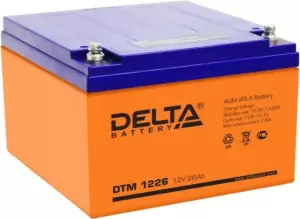 Аккумулятор для ИБП Delta DTM 1226 (12В/26 А·ч) фото