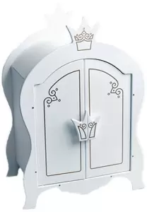 Шкаф для кукол Leader Toys Shining Crown 72020 (белоснежный шелк) фото