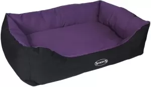 Лежак Scruffs Expedition Box Bed с бортиком 90 см (фиолетовый) фото