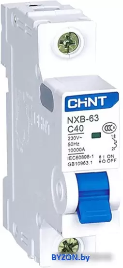 Выключатель автоматический Chint NXB-63 2P 32A 6kA C 814095 фото