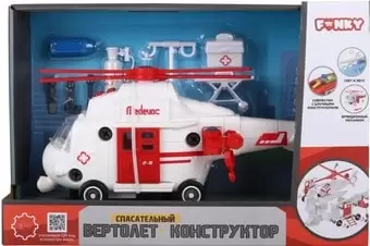 Конструктор Funky Toys FT62102 Спасательный вертолет фото