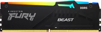 Оперативная память Kingston FURY Beast RGB 16ГБ DDR5 5200 МГц KF552C40BBA-16 фото