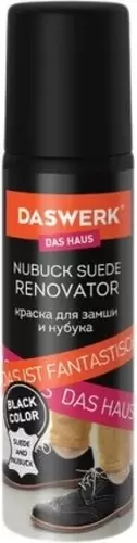 Краска Daswerk Для замши и нубука 607624 (75 мл, черный) фото