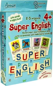 Развивающая игра Нескучные игры Super English И-810 фото