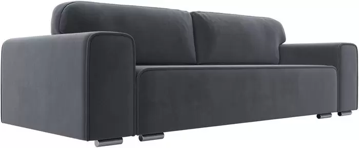 Диван Лига диванов Лига-029 121014 (велюр серый) фото