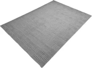 Ковер для жилой комнаты Radjab Carpet Сканди Сизаль Прямоугольник 10658A 13040RK (1.4x2, Grey/Grey) фото