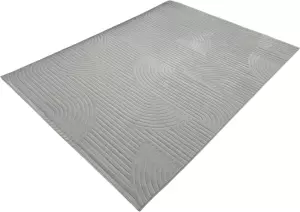 Ковер для жилой комнаты Radjab Carpet Сканди Сизаль Прямоугольник 10949A 13045RK (3x4, Grey/Grey) фото