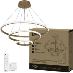 Светильник светодиодный IN HOME ESTETIKA RING-140RC-3GL (4690612062488) фото