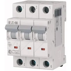 Выключатель автоматический Eaton HL-C63/3 3P 63A C 4.5kA 3M 194797 фото