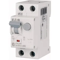 Дифференциальный автомат Eaton HNB-C101N003 1P+N 10А С 6кА 30мА АС 2М 195125 фото