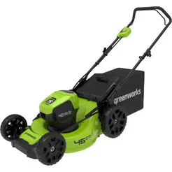 Газонокосилка Greenworks GD40LM46HP 2514407UB (с 1 АКБ и ЗУ) фото