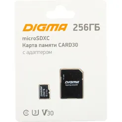 Карта памяти Digma microSDXC 256GB DGFCA256A03 фото
