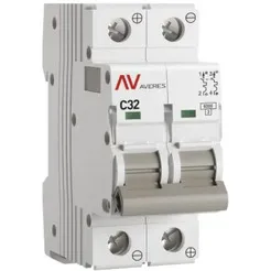 Выключатель автоматический EKF Averes AV-6 DC 2P 32A (C) 6kA фото