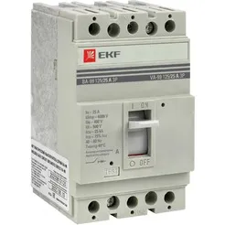 Выключатель автоматический EKF PROxima ВА-99 125/ 25А 3P 25кА фото