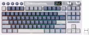Клавиатура Royal Kludge M87 RGB Ocean Blue (RK Beige) фото
