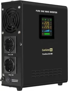 Источник бесперебойного питания ExeGate FineSine SX-500.LCD.AVR.2SH EX295995RUS фото