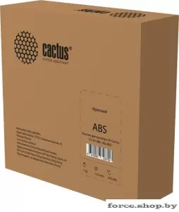 Пластик CACTUS CS-3D-ABS-1KG-RED ABS 1.75 мм 1 кг фото