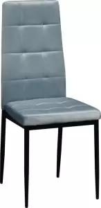 Стул Mio Tesoro Джия DC-060KD (светло-серый/черный) фото