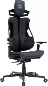 Игровое (геймерское) кресло CACTUS CS-CHR-DUO-BBK (черный кожзам) фото