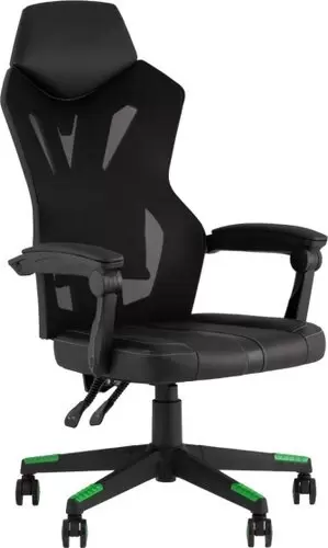 Игровое (геймерское) кресло TopChairs Айронхайд GMP-010 (зеленый) фото