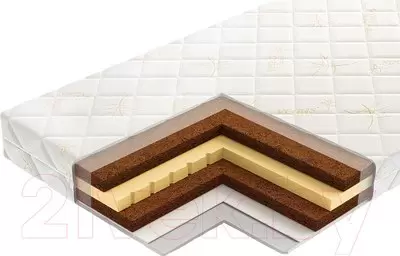 Наматрасник ортопедический Vegas Transform Кокос Микс 120x200 фото