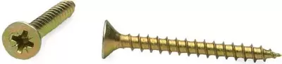 Саморез Монтаж Универсальный 4.5x40 / MD001159 180шт, желтый цинк фото