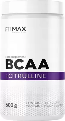 Аминокислоты BCAA Fitmax +Citrulline 600г, ананас фото