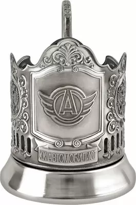 Подстаканник Кольчугинский мельхиор ХК Автомобилист / С7408/300 фото