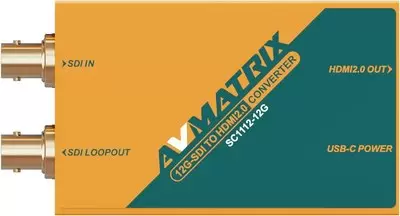 Конвертер цифровой Avmatrix SC1112-12G / 32289 фото