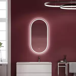 Зеркало Sancos Oval 550x1050 / OV55F фронтальная подсветка фото