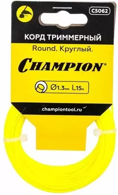 Леска для триммера Champion Round / C5062 фото