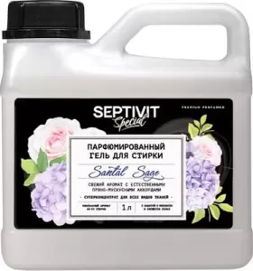 Гель для стирки Septivit Special Santal Sage 1л фото
