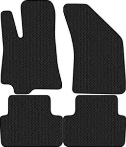 Комплект ковриков для авто Alicosta 2640_1 для Daewoo Sens cедан/T100 2002-2007 EVA соты, черный фото