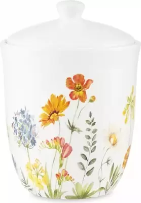 Емкость для хранения Decor de table Полевые цветы / CL-FS00563L 750мл, белый фото