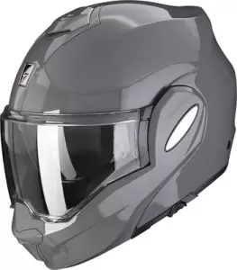 Мотошлем Scorpion Exo Exo-Tech Evo Solid р. XL, серый фото