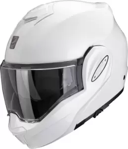 Мотошлем Scorpion Exo Exo-Tech Evo Pro Solid р. 2XL, белый металлик фото