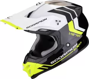Мотошлем Scorpion Exo Vx-16 Evo Air Fusion р. M, черный/желтый неон фото