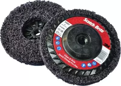 Шлифовальный круг 3M Clean&Strip XO-RD Pro S-XCRS 125xM14 Quick Change / 51891 фиолетовый фото