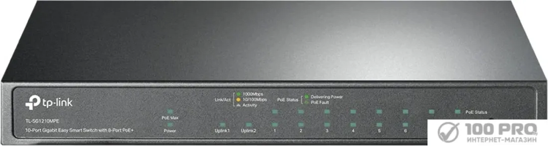Настраиваемый коммутатор TP-Link TL-SG1210MPE фото