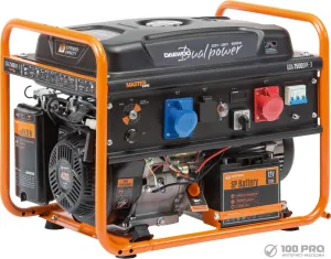 Бензиновый генератор Daewoo Power GDA 7500DPE-3 фото