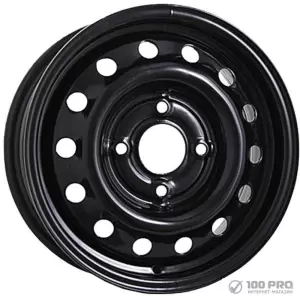 Штампованные диски Magnetto Wheels 16017 16x6.5" 4x100мм DIA 60.1мм ET 50мм Black фото